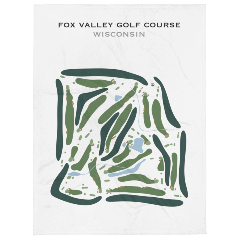 Fox Valley Golf Course, Wisconsin - Printed Golf Courses