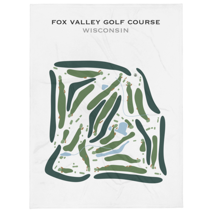 Fox Valley Golf Course, Wisconsin - Printed Golf Courses