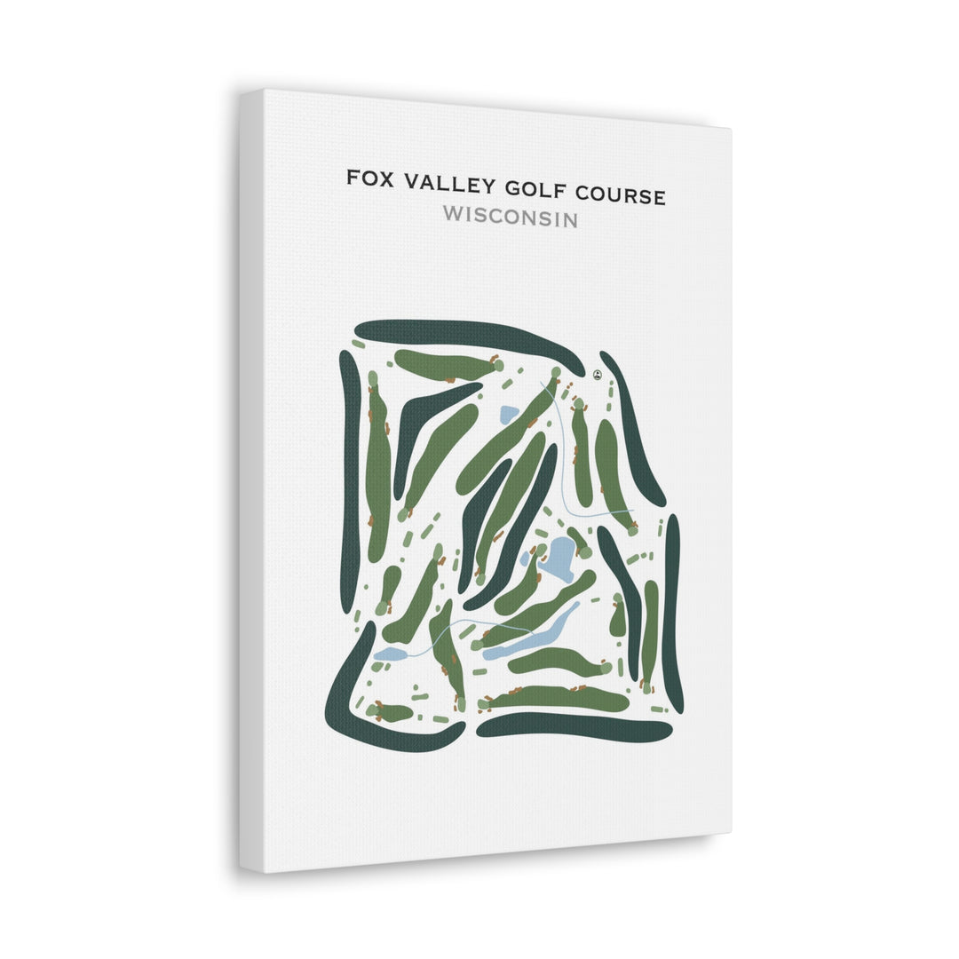 Fox Valley Golf Course, Wisconsin - Printed Golf Courses