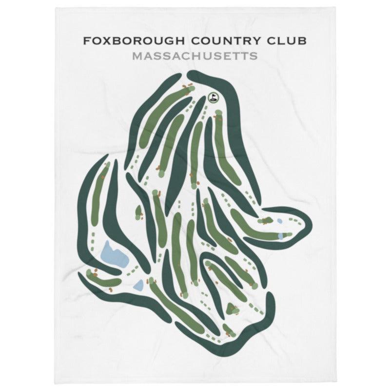 Foxborough Country Club, Massachusetts - Printed Golf Courses - Golf Course Prints