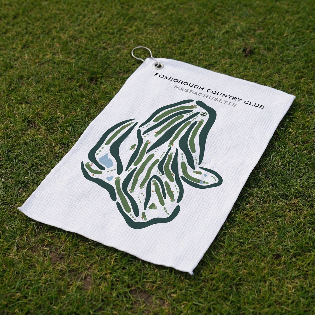 Foxborough Country Club, Massachusetts - Printed Golf Courses