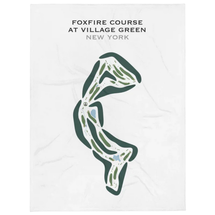 Foxfire Course at Village Green, New York - Printed Golf Courses