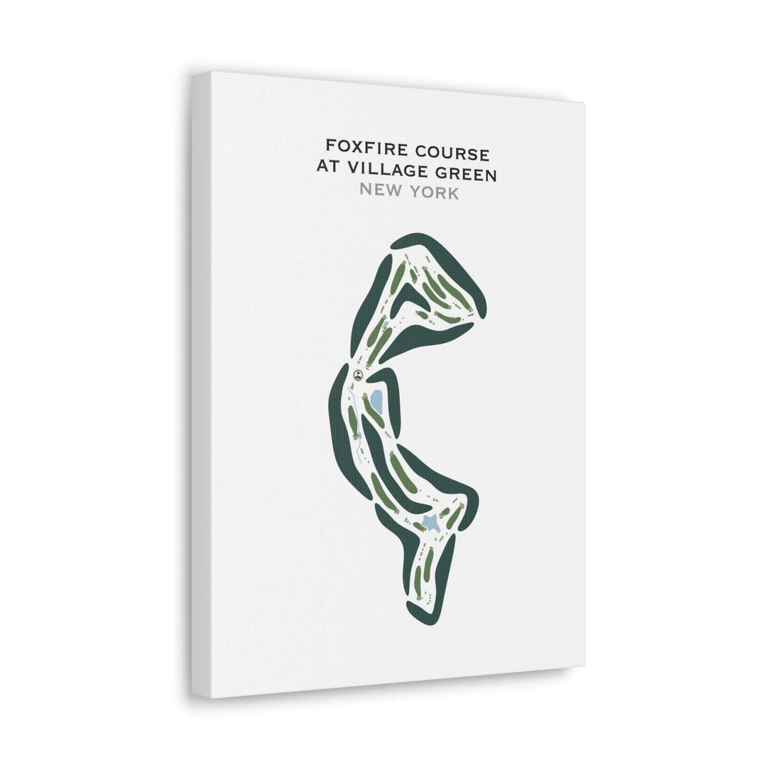 Foxfire Course at Village Green, New York - Printed Golf Courses