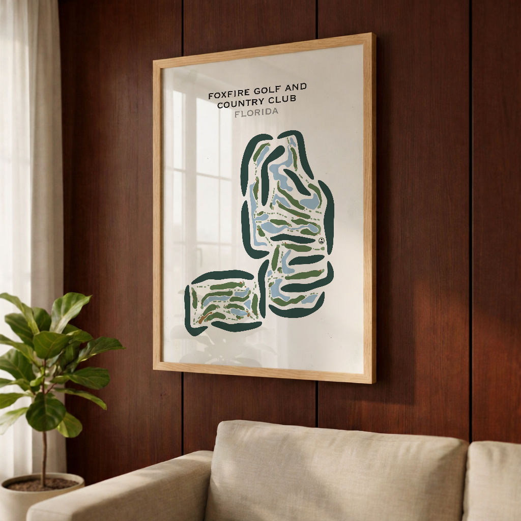 Foxfire Golf & Country Club, Florida - Printed Golf Courses