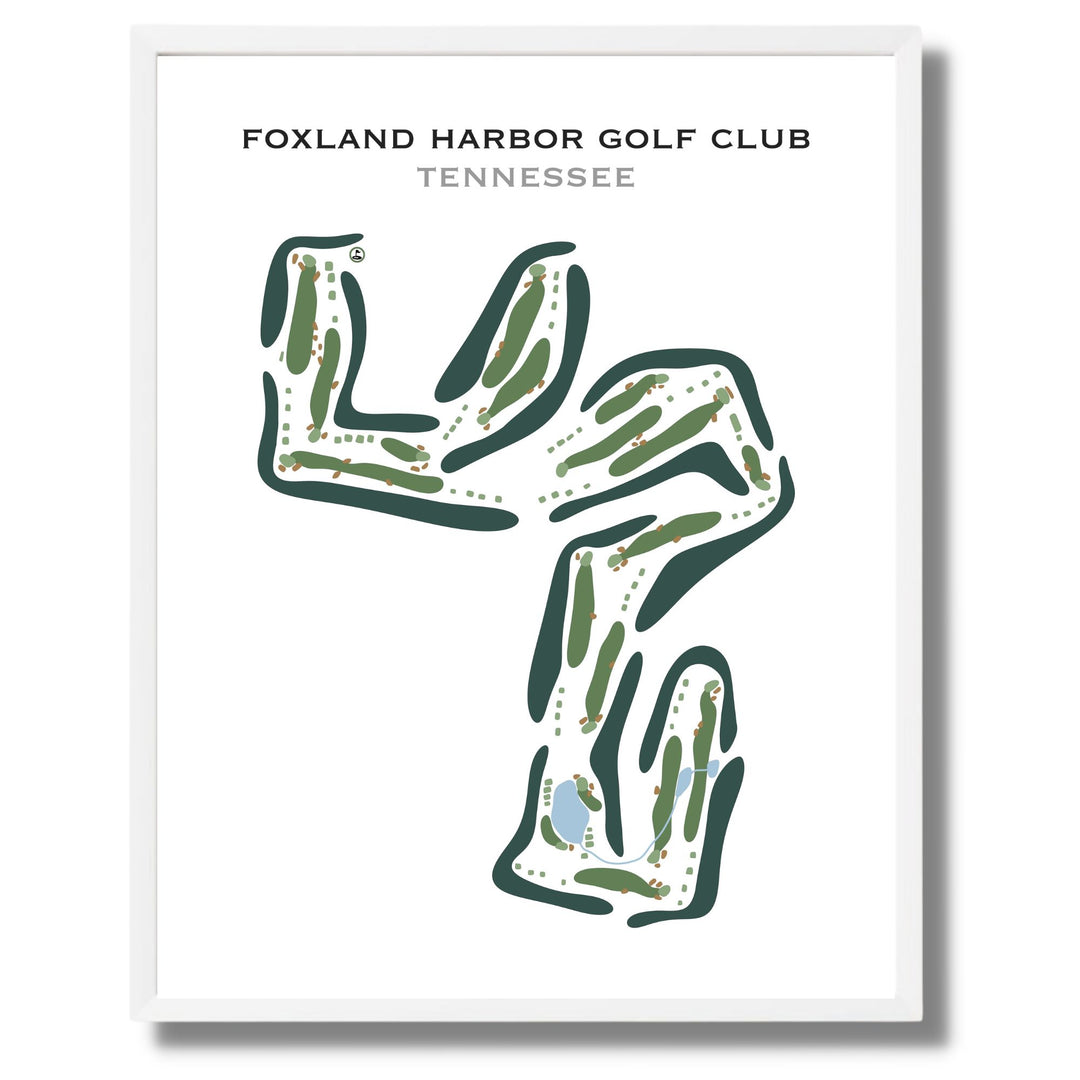 Foxland Harbor Golf Club, Tennessee - Printed Golf Course