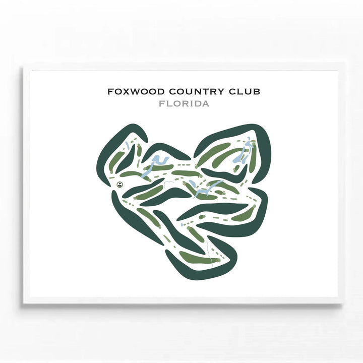 Foxwood Country Club, Florida - Printed Golf Courses