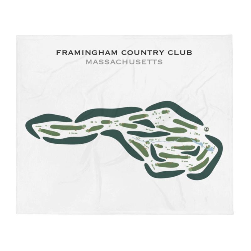 Framingham Country Club, Massachusetts - Printed Golf Courses