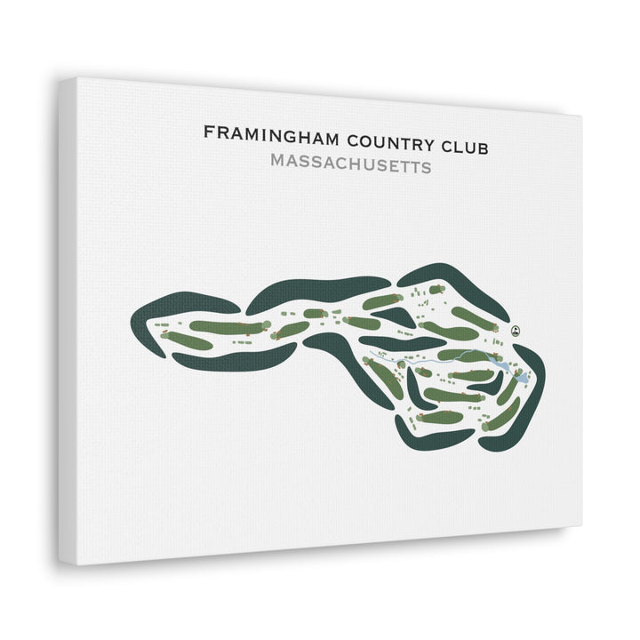 Framingham Country Club, Massachusetts - Printed Golf Courses