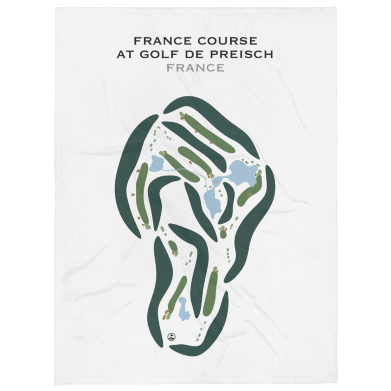 France Course at Golf de Preisch, France - Printed Golf Courses