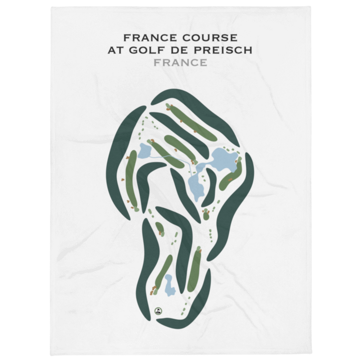 France Course at Golf de Preisch, France - Printed Golf Courses