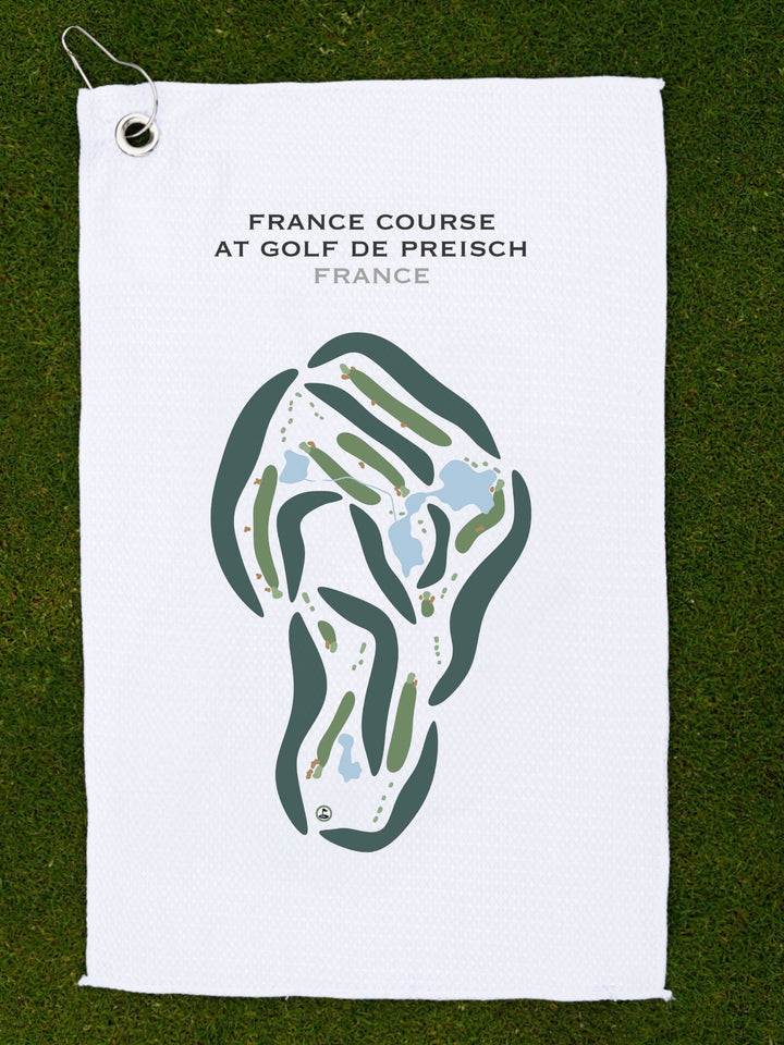 France Course at Golf de Preisch, France - Printed Golf Courses