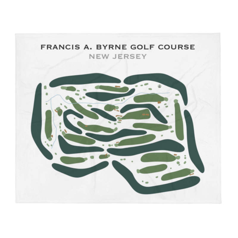 Francis A. Byrne Golf Course, New Jersey - Printed Golf Courses