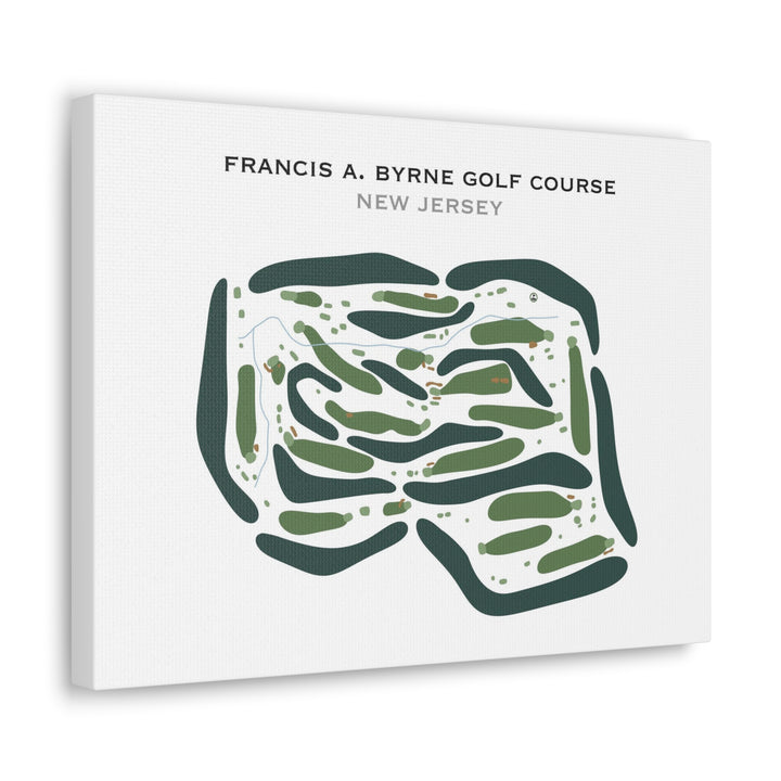 Francis A. Byrne Golf Course, New Jersey - Printed Golf Courses