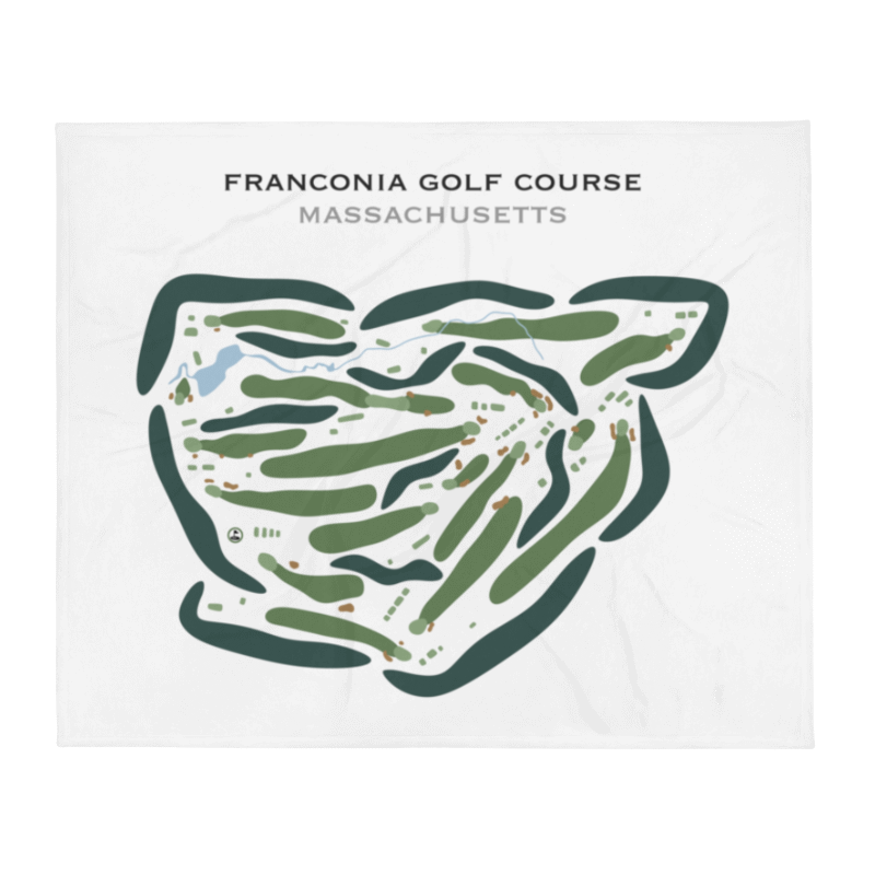 Franconia Golf Course, Massachusetts - Printed Golf Courses