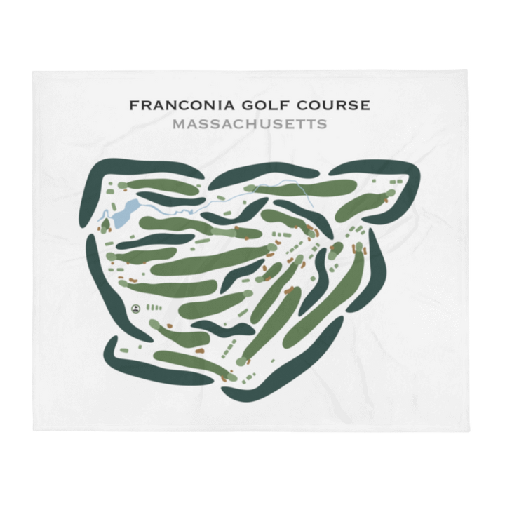 Franconia Golf Course, Massachusetts - Printed Golf Courses