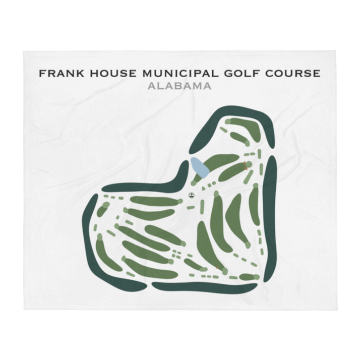 Frank House Municipal Golf Course, Alabama - Printed Golf Courses