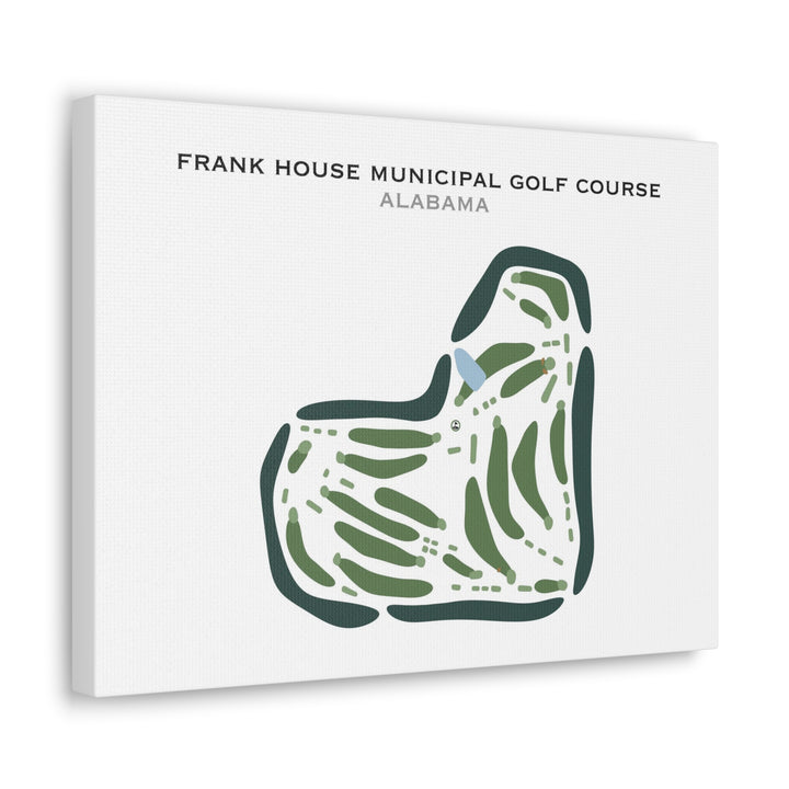 Frank House Municipal Golf Course, Alabama - Printed Golf Courses
