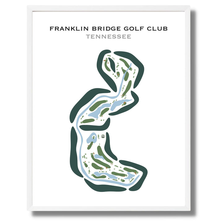 Franklin Bridge Golf Club, Tennessee - Printed Golf Courses