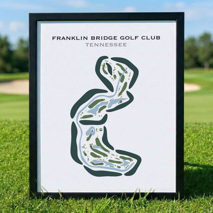 Franklin Bridge Golf Club, Tennessee - Printed Golf Courses