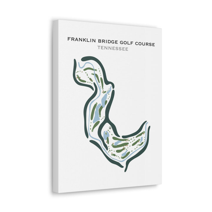 Franklin Bridge Golf Course, Tennessee - Printed Golf Courses