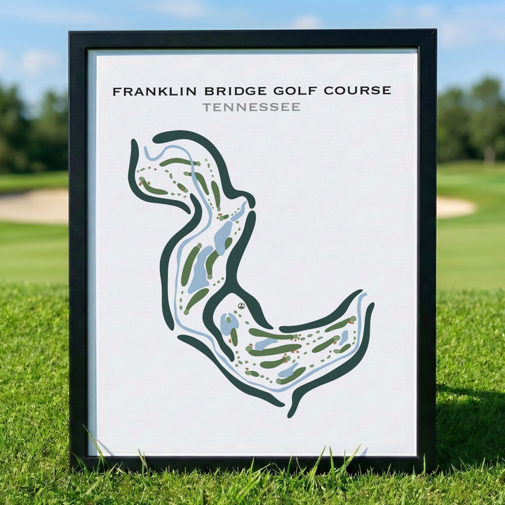 Franklin Bridge Golf Course, Tennessee - Printed Golf Courses