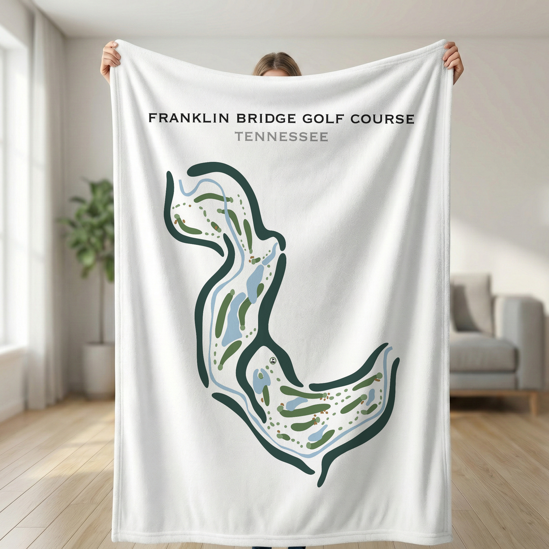 Franklin Bridge Golf Course, Tennessee - Printed Golf Courses