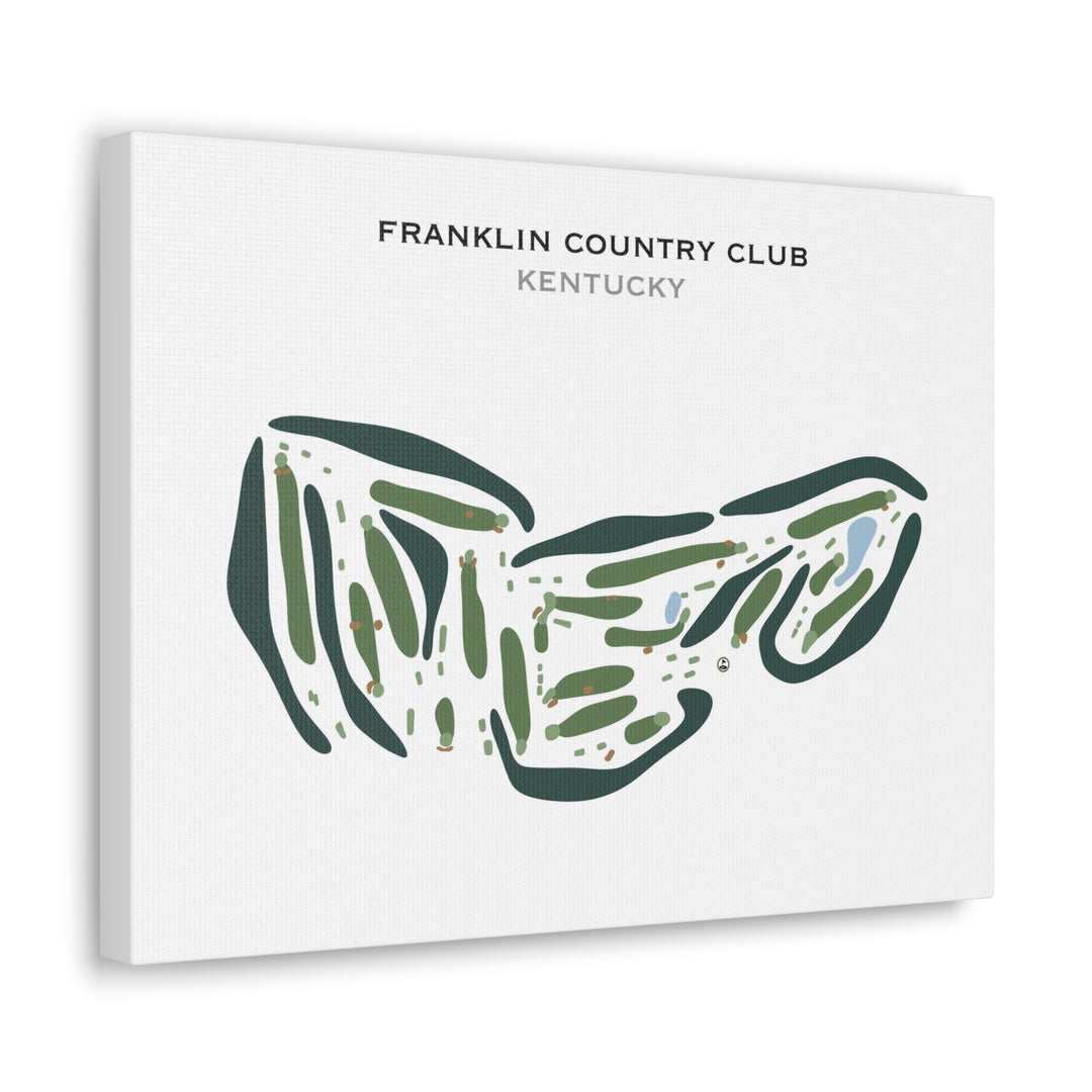 Franklin Country Club, Kentucky - Printed Golf Courses