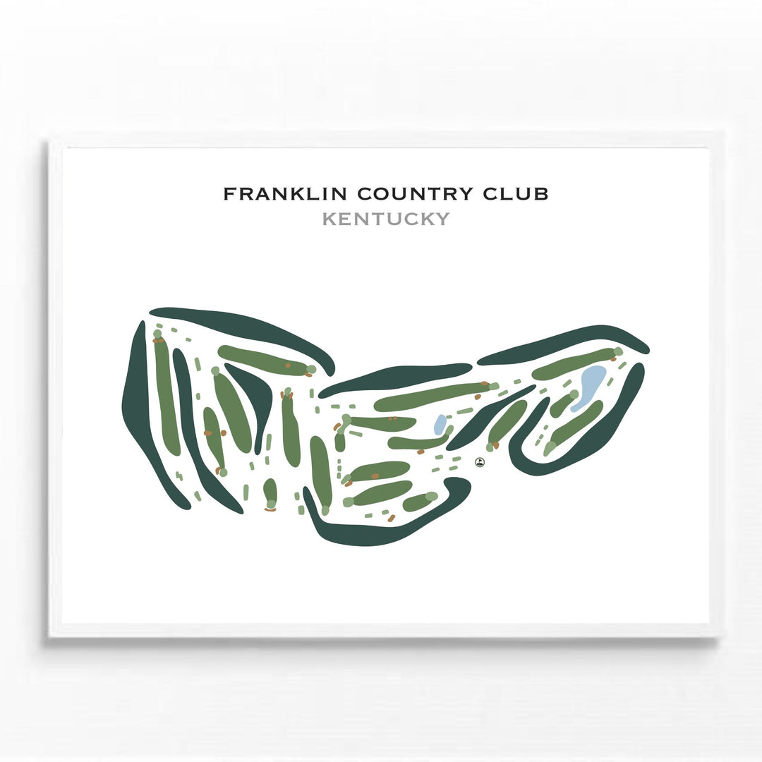 Franklin Country Club, Kentucky - Printed Golf Courses