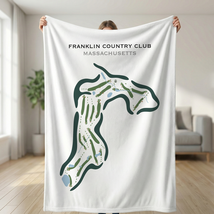Franklin Country Club, Massachusetts - Printed Golf Courses