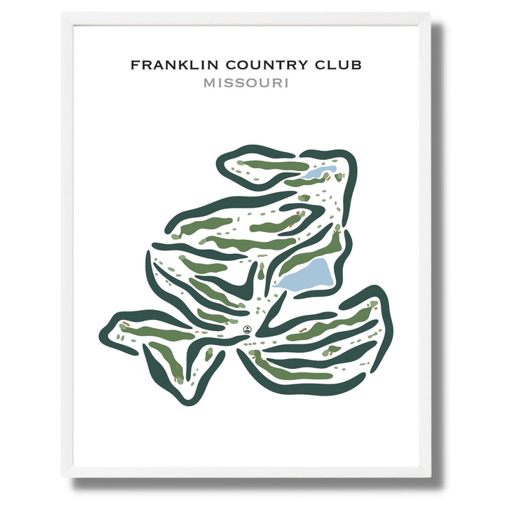 Franklin County Country Club, Missouri - Printed Golf Courses