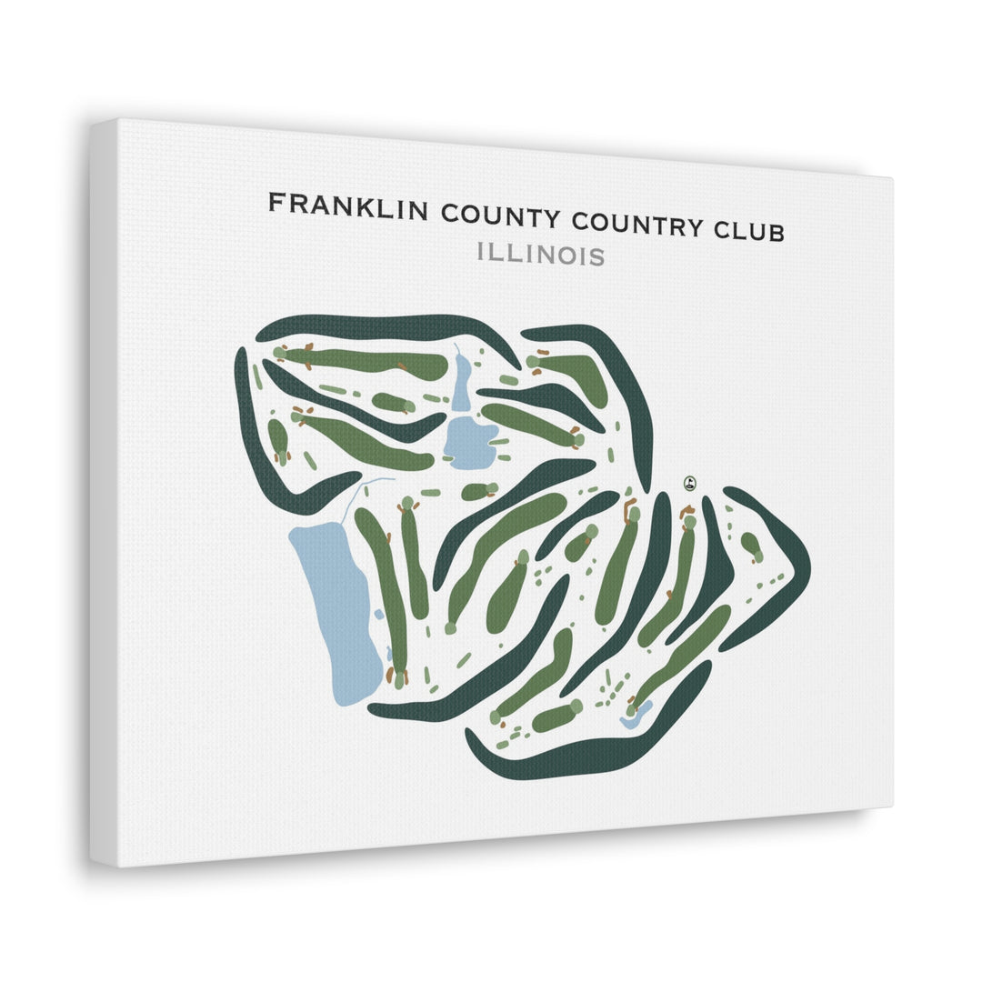 Franklin County Country Club, Illinois - Printed Golf Courses