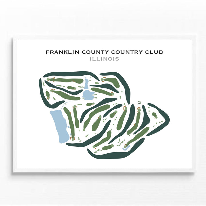 Franklin County Country Club, Illinois - Printed Golf Courses