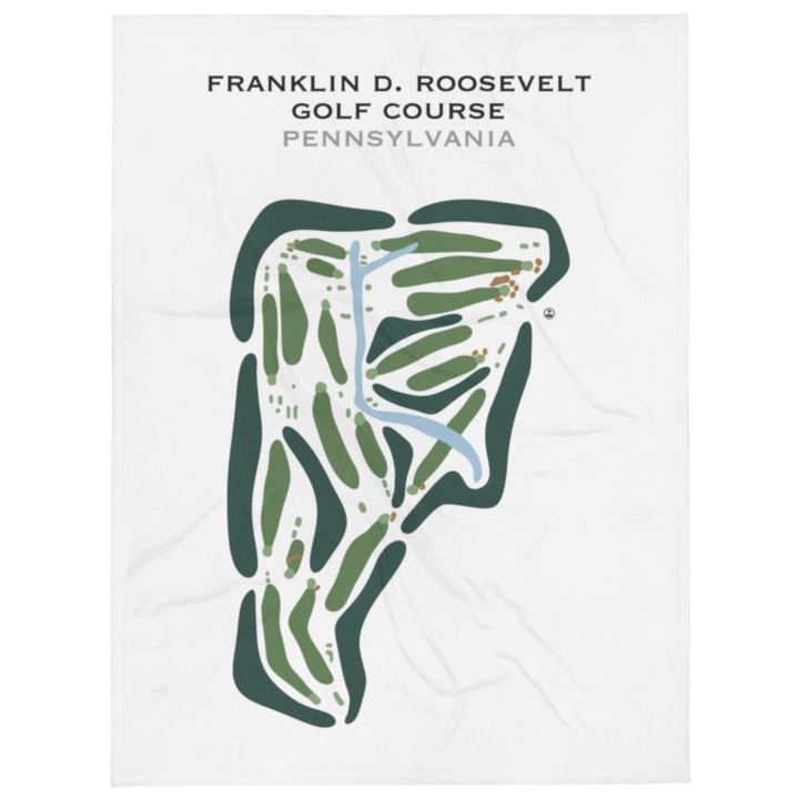 Franklin D. Roosevelt Golf Course, Pennsylvania - Printed Golf Courses