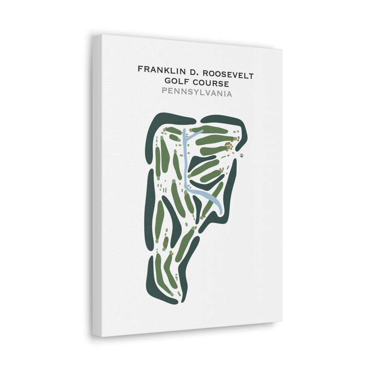 Franklin D. Roosevelt Golf Course, Pennsylvania - Printed Golf Courses