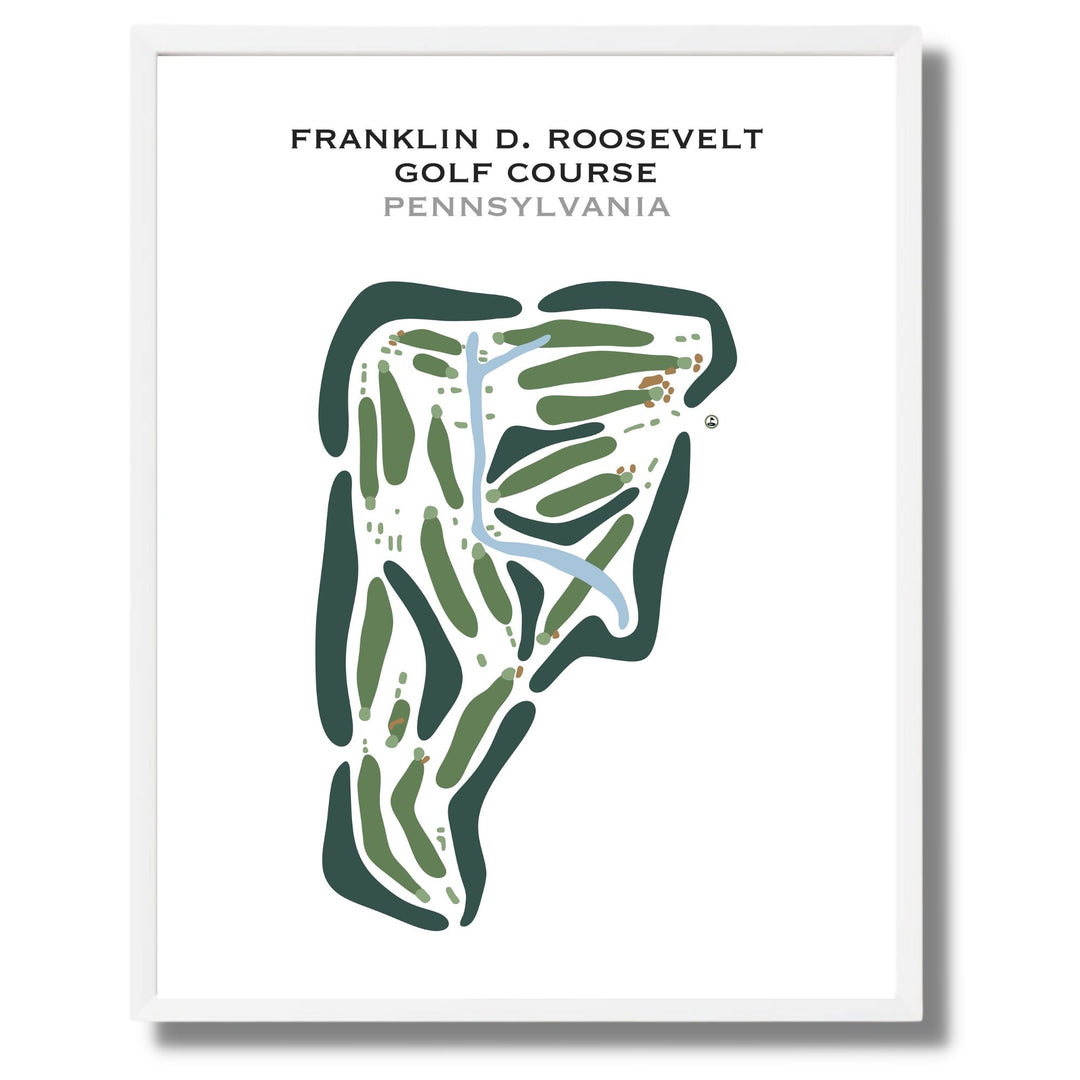 Franklin D. Roosevelt Golf Course, Pennsylvania - Printed Golf Courses