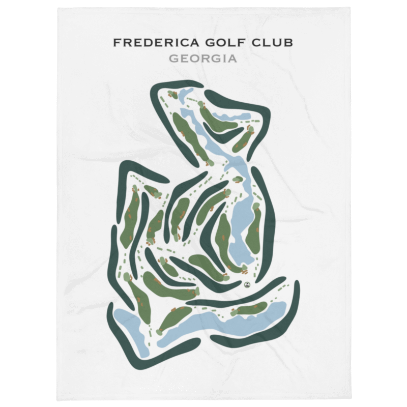 Frederica Golf Club, Georgia - Printed Golf Course