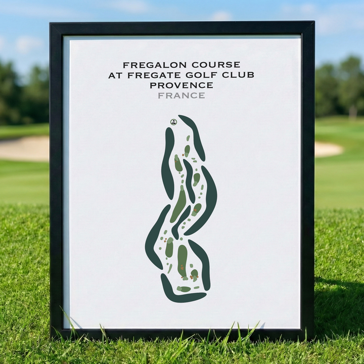 Fregalon Course at Fregate Golf Club Provence, France - Printed Golf Courses