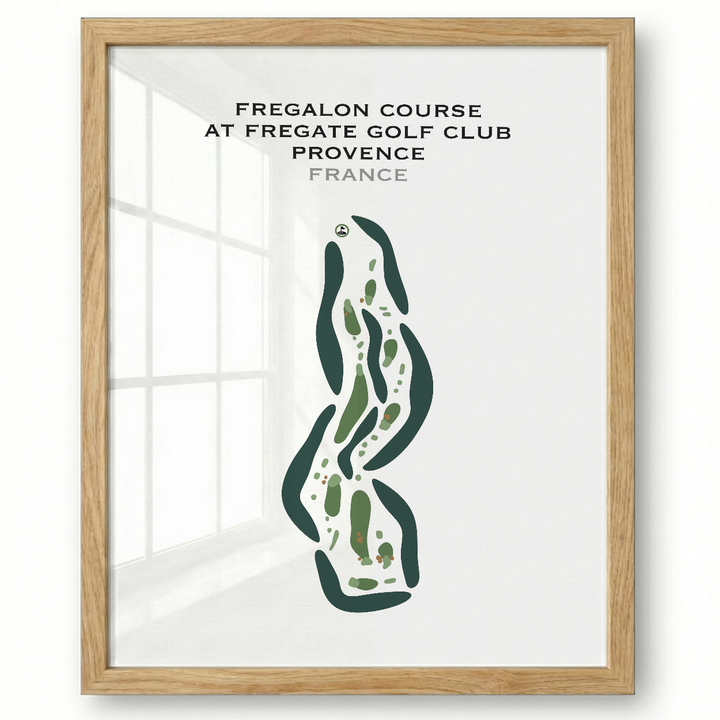 Fregalon Course at Fregate Golf Club Provence, France - Printed Golf Courses