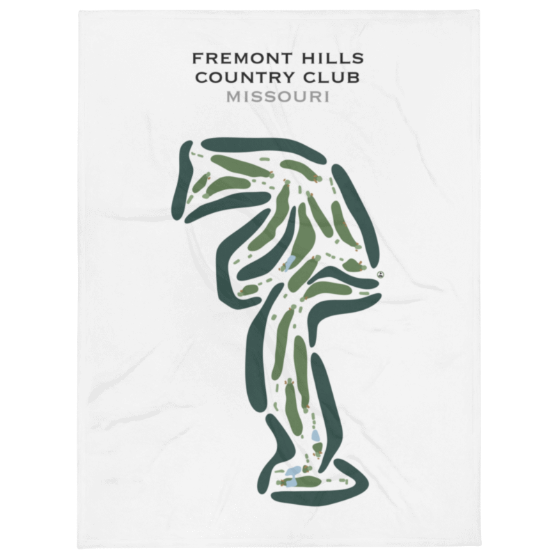 Fremont Hills Country Club, Missouri - Printed Golf Courses