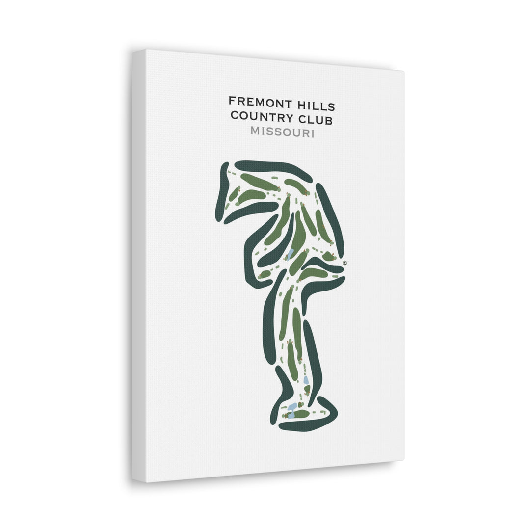 Fremont Hills Country Club, Missouri - Printed Golf Courses