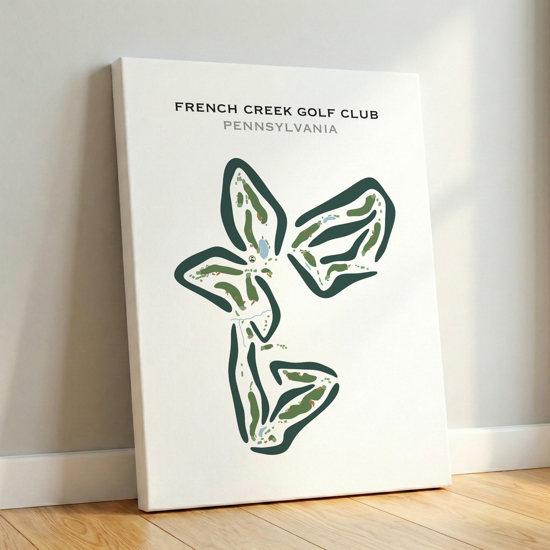 French Creek Golf Club, Pennsylvania - Printed Golf Courses