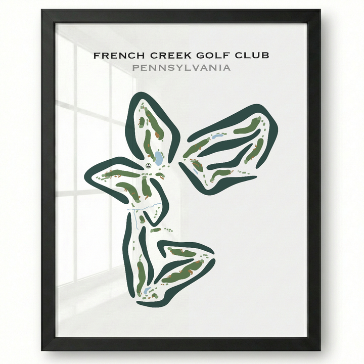 French Creek Golf Club, Pennsylvania - Printed Golf Courses