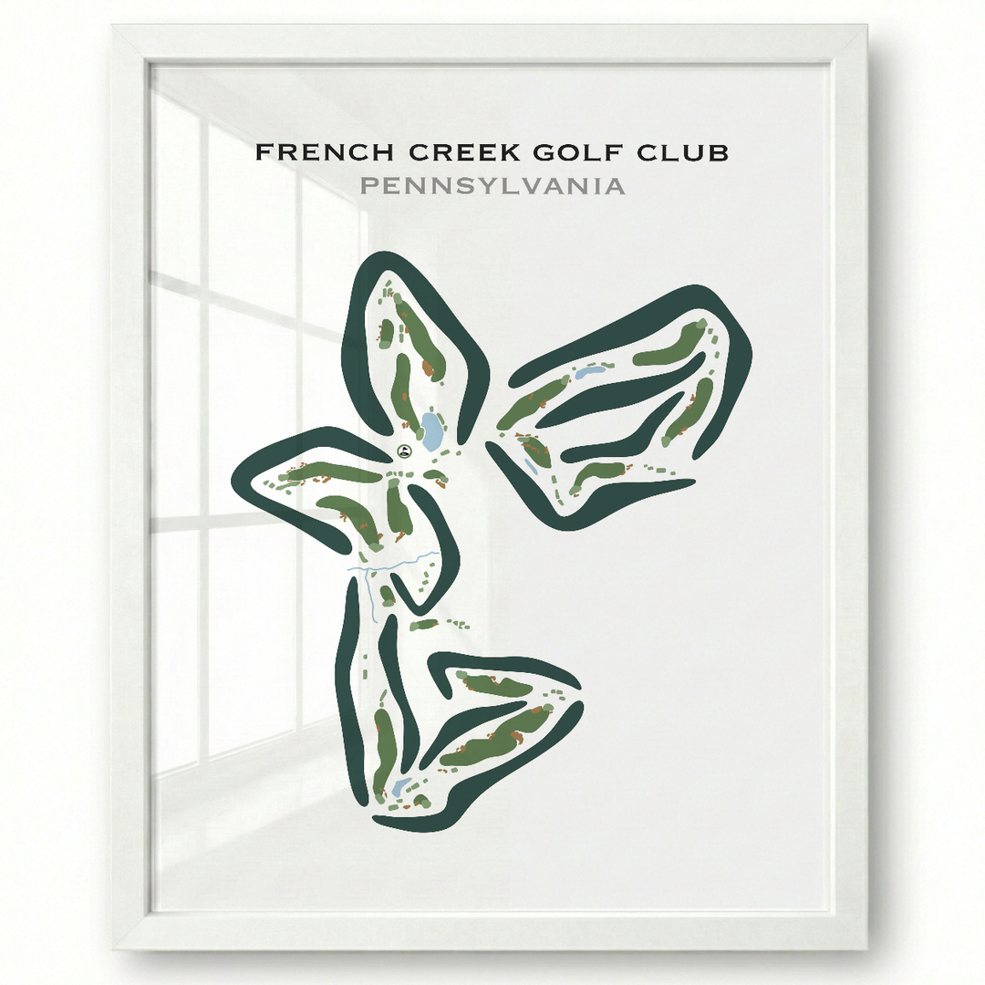 French Creek Golf Club, Pennsylvania - Printed Golf Courses