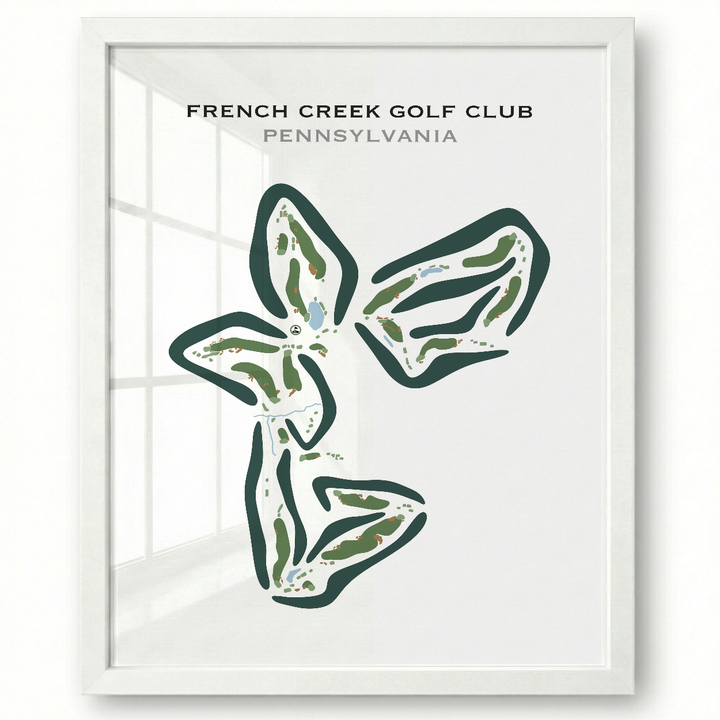 French Creek Golf Club, Pennsylvania - Printed Golf Courses