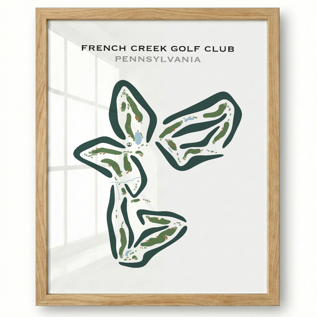 French Creek Golf Club, Pennsylvania - Printed Golf Courses