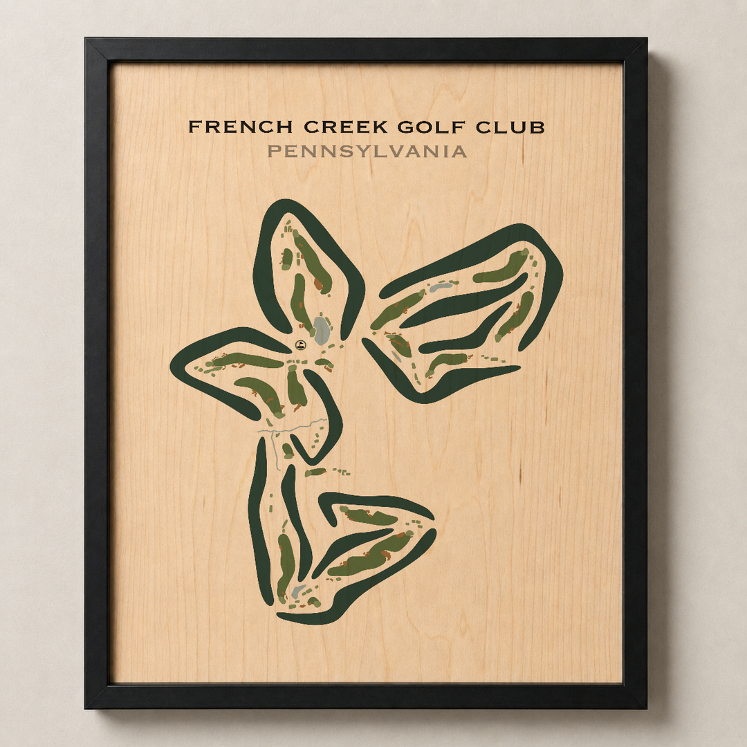 French Creek Golf Club, Pennsylvania - Printed Golf Courses