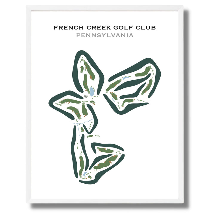 French Creek Golf Club, Pennsylvania - Printed Golf Courses