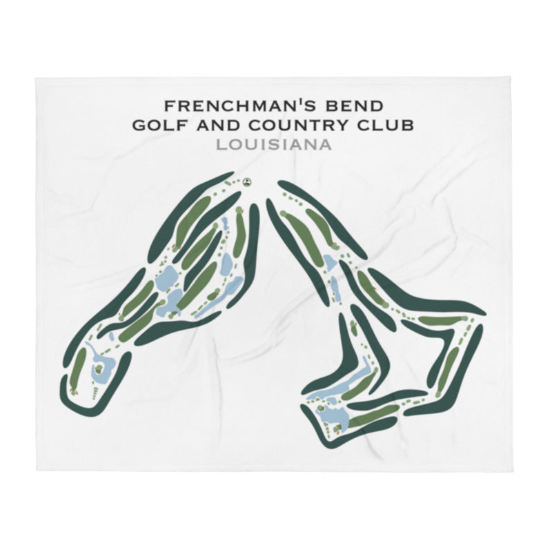 Frenchman's Bend Golf & Country Club, Louisiana - Printed Golf Course