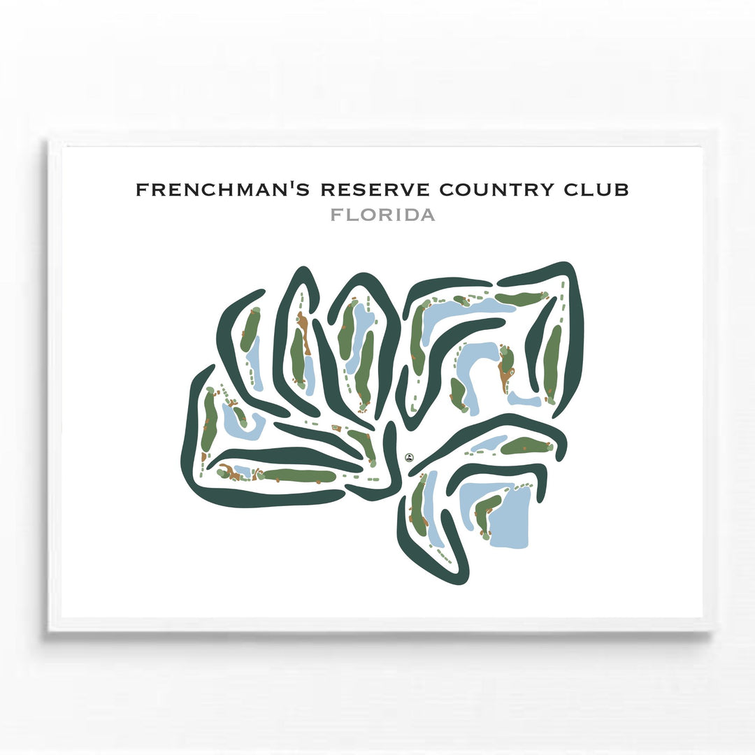 Frenchman's Reserve Country Club, Florida - Printed Golf Courses