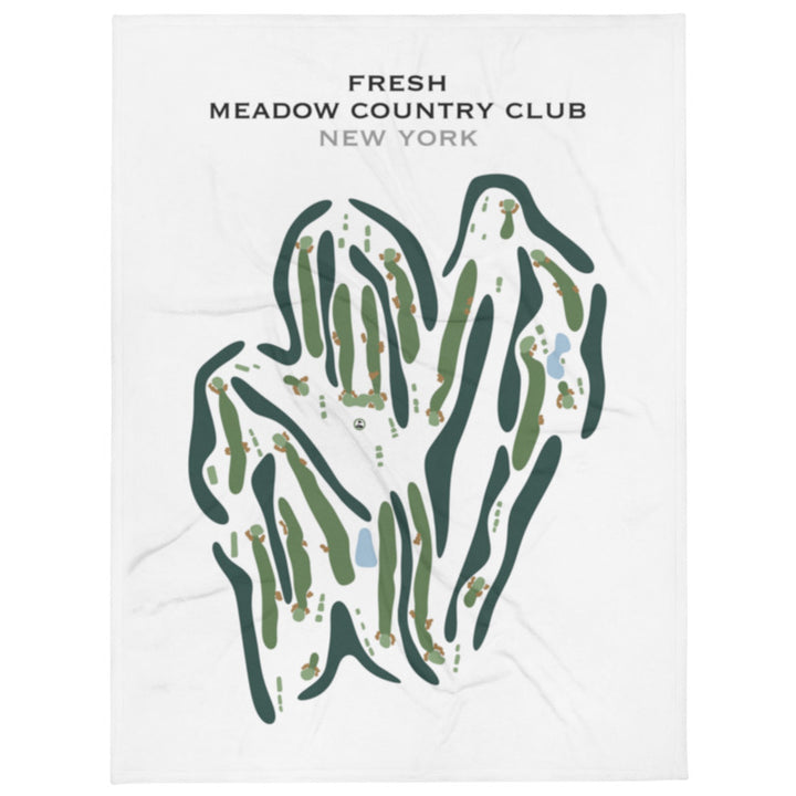 Fresh Meadow Country Club, New York - Printed Golf Course